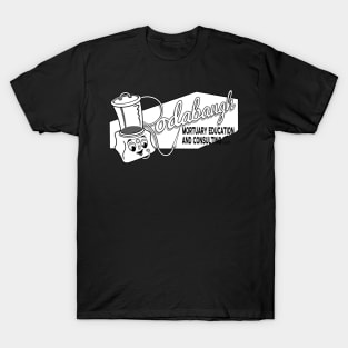 Rodabaugh Mortuary Education & Consulting Black & White T-Shirt